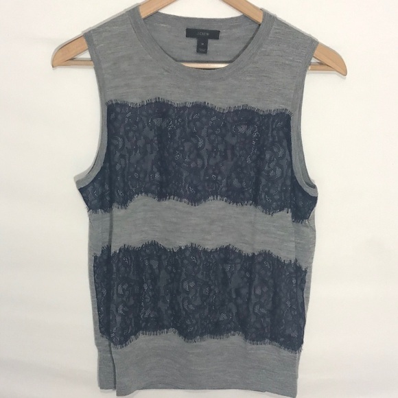 Women’s J. Crew Lace Tank Top - Picture 2 of 8